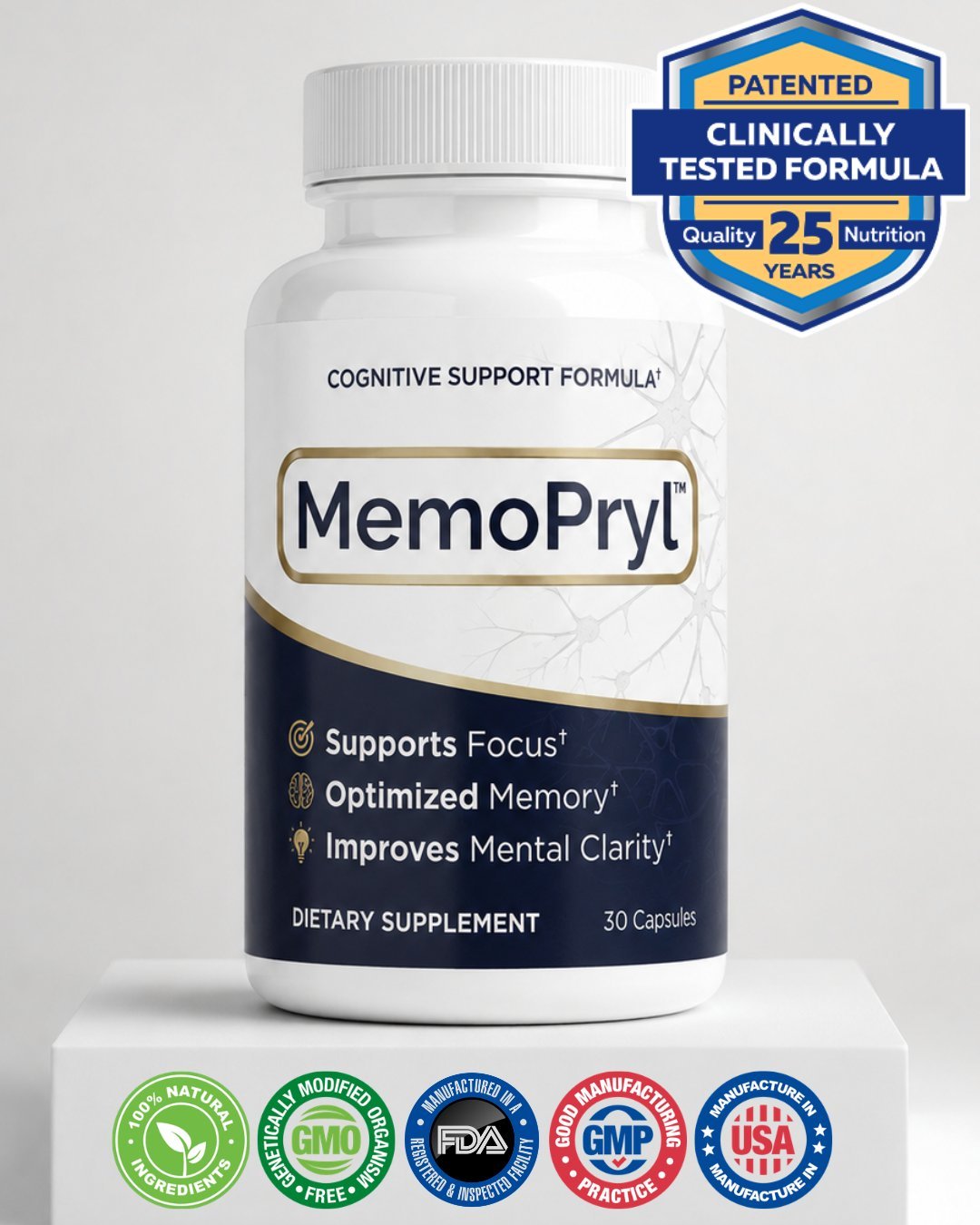 MemoPryl™ — Cognitive Support Formula